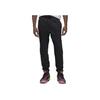 Jordan Logo Print Drawstring Loose-Fit Joggers Men Bottoms Black DQ7322-010