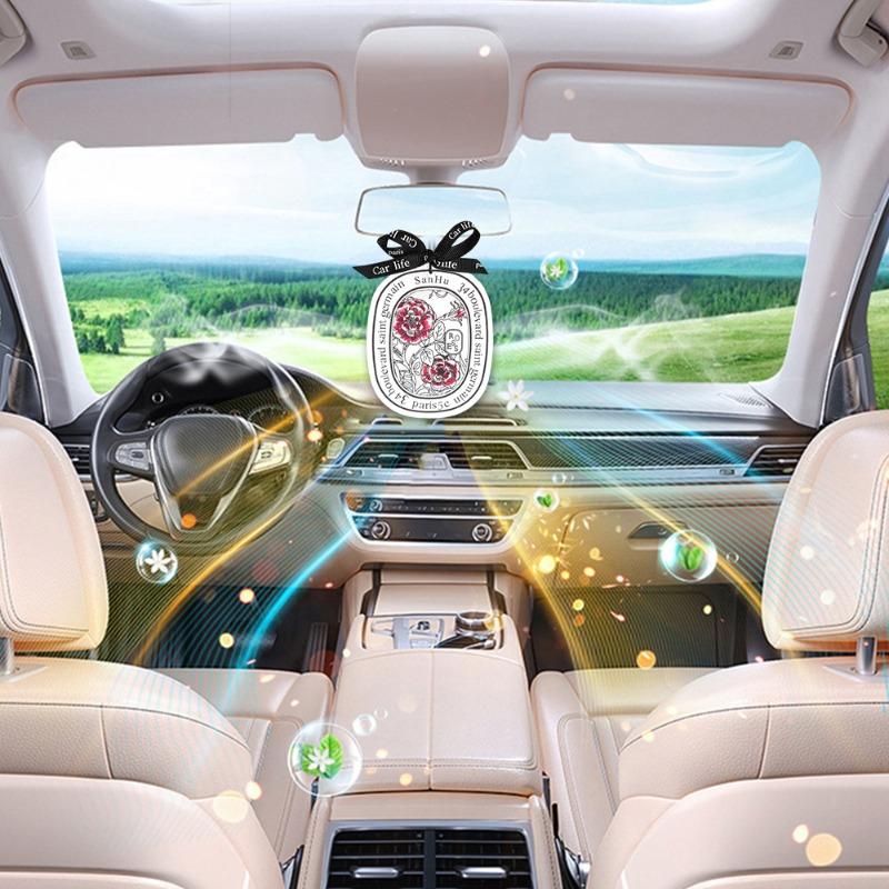 Автомобильные ароматические таблетки Твердый автомобильный освежитель воздуха Настенный Ароматерапия Украшение салона автомобиля Стойкий аромат воздуха Подвеска