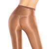 Sexy Women Glitter Pantyhose Footed Tights Stretchy Solid Color Long Stockings