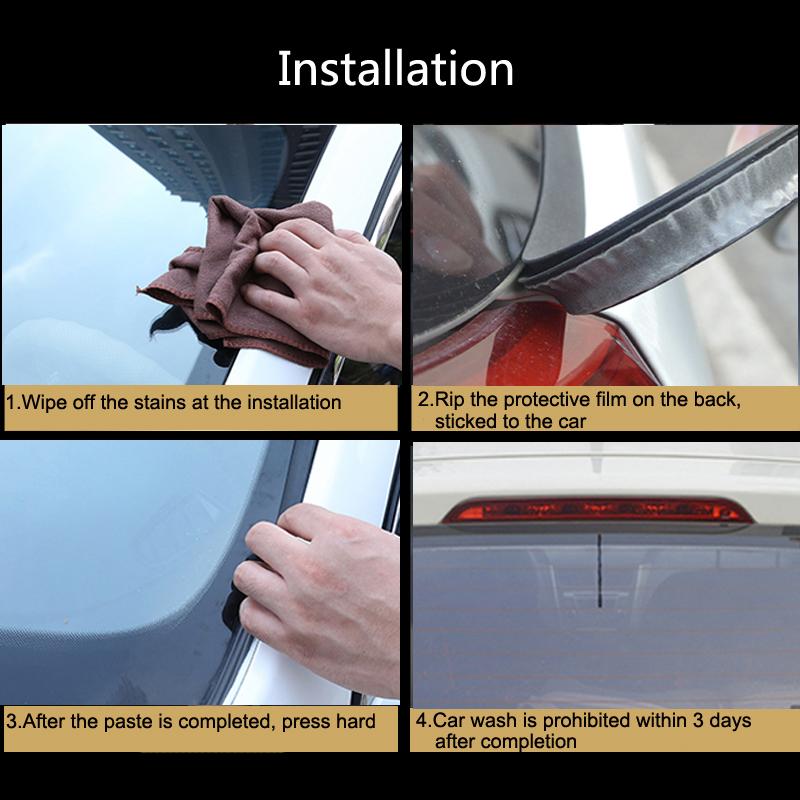 Y-образный автомобильный резиновый уплотнитель, герметик для лобового стекла автомобиля, силиконовая водостойкая уплотнительная лента, автомобильное окно для Hyundai Solaris Accent ix35