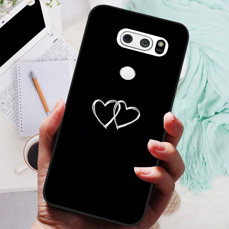 Чехол для LG V30 V30+ Милый Кот Расписная Задняя Крышка Телефона Для LG V35 V30S Thinq Funda Силиконовый Мягкий Для LGV30 V30 Plus Чехлы Coques