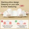 Baby Head Shaping Pillow Breathable Headrest Infant Support Pillow Non-Slip Infant Head Cushion for Newborns 0-6 Months