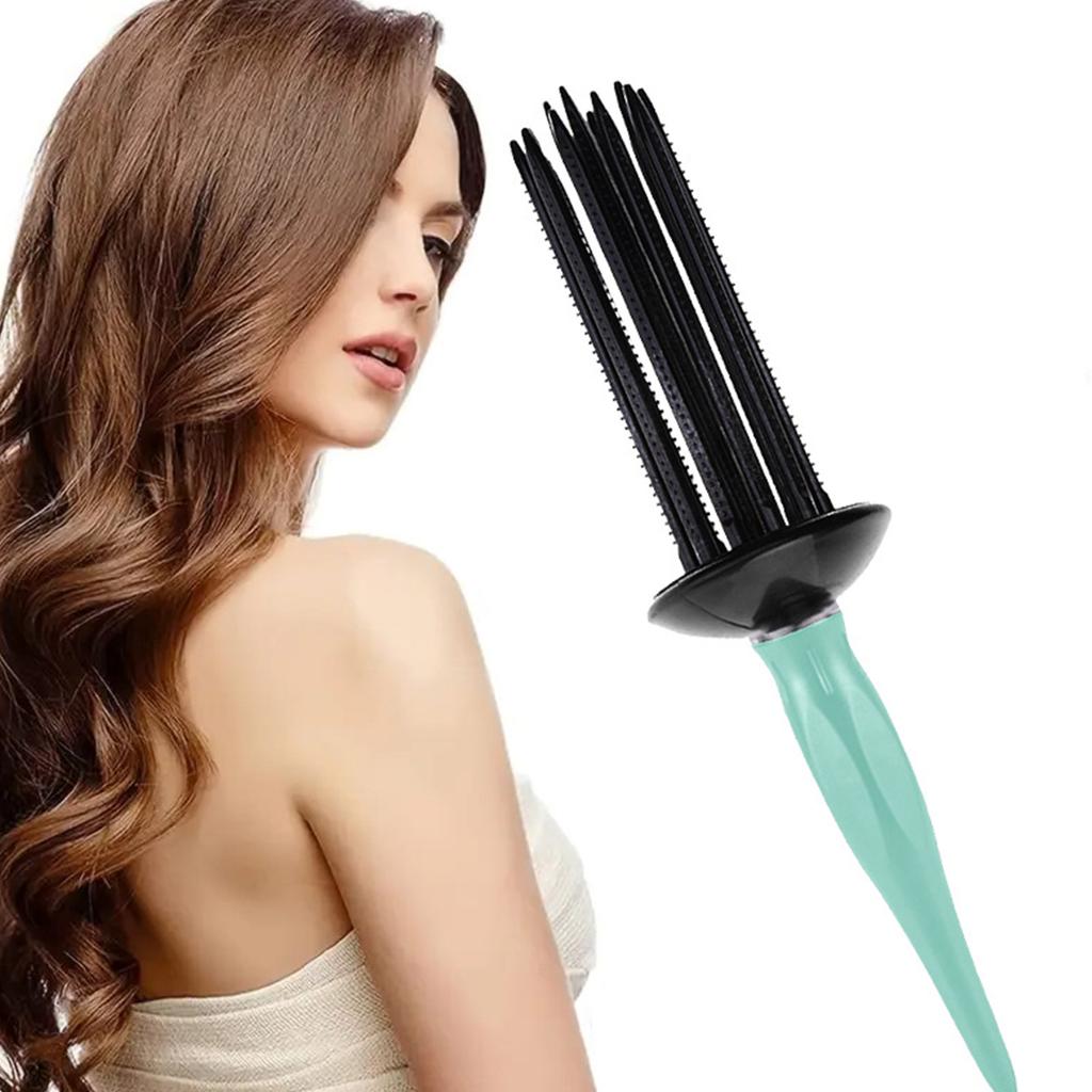 Расческа для завивки волос Curl Defining Brush Круглая расческа для вьющихся волос Красивые кудри Удобный для путешествий Инструмент для укладки волос Создать