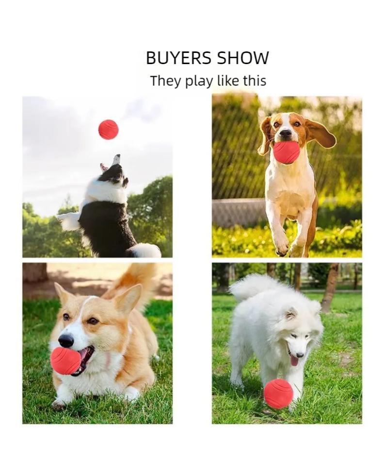 Натуральный каучук, игрушки для собак, жевательные игрушки для собак, мяч для чистки зубов, сверхпрочный интерактивный эластичный мяч, 5 см, для товаров для домашних животных