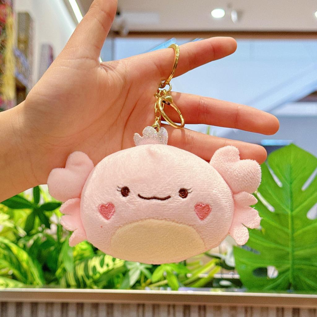 Мультяшный плюшевый брелок-краб - Морское животное, украшение для рюкзака