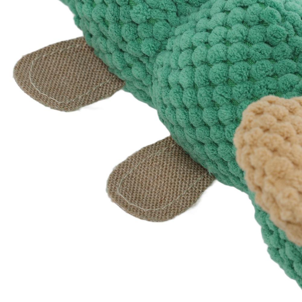 Cute Cartoon Pet Squeaky Toy Soft Plush Pet Companion Toy Dog Linen Toy Boredom Relief Teething