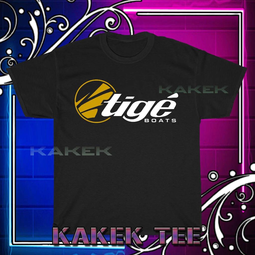 New Shirt Tige Boats Logo T-Shirt Funny Size S to 5XL