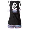 3pcs Women Tankini Sets Sporty Swimsuit with Boy Shorts Bikini Bathing Swimwear