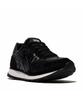 Женские кроссовки Fitflop Retro-Q Ff из металлической ткани/замши - Черные (Ft61K2N175)