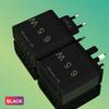 65W QC3.0 6-портовое USB-зарядное устройство для мобильных телефонов - Стандарт США/ЕС/Великобритании