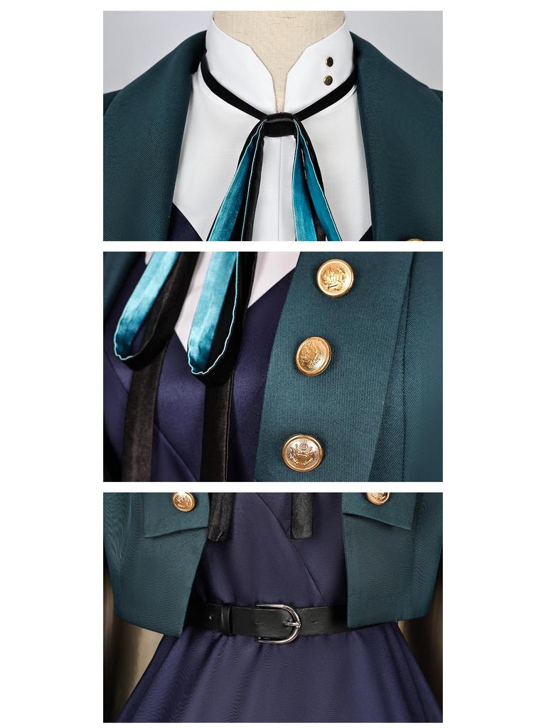 Golden Fox Midsummer Firefly Rail Cosplay Costume