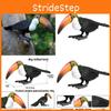 Simulated Wild Animal Big Billed Bird Ramphastos Toco Model Toys Ornament