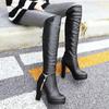 Сапоги Детские женские сапоги Женская осенне-зимняя обувь Длинные сапоги Сапоги на высоком каблуке Большой размер