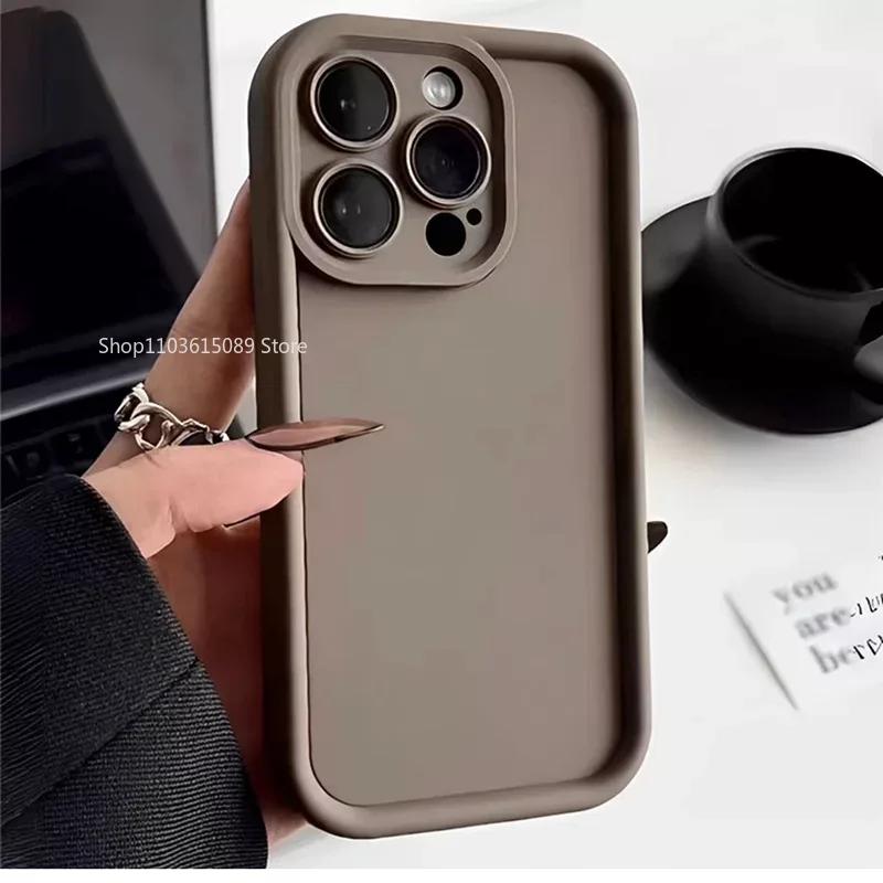 Силиконовый чехол Tanjieti для iPhone 15 14 13 12 11 Pro Max XS X XR 7 8 15 6 Plus SE 2020, мягкая защита объектива камеры, полная защита