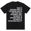 Wake Up System of A Down Chop Suey T Shirts Men Women Fashion Rock Band Hip Hop Vintage T-shirt Casual Pure Cotton T Shirts