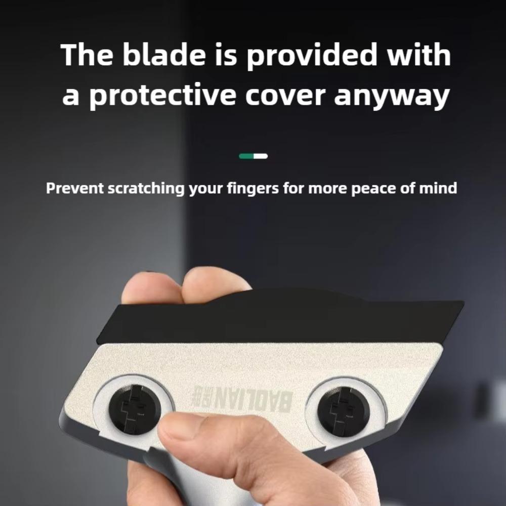 Heavy-duty Aluminum Alloy Cleaning Scraper Metal Paint Knife Household Hand Tools Glass Floor Wall Clean Scraper Blades