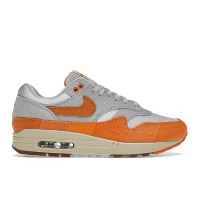 Air Max 1 Master - Женские кроссовки Magma Orange светло-костного нейтрально-серого цвета DZ4709-001