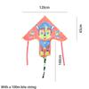 1.2 Meter Children's Curved Edge Kite With High Definition Printing Triangular Kite For Ground Stall And Park