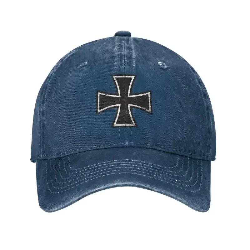 Индивидуальная Унисекс Бейсболка с Железным Крестом Хлопковая Кепка Snapback для Улицы Женская Унисекс Регулируемая Кепка Папы