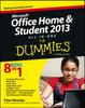 Книга Microsoft Office Home and Student Edition 2013 All-in-One For Dummies