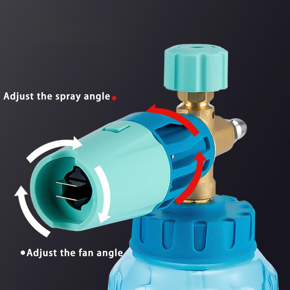 1LFoam Lance for Car Washers Foam Nozzle Foam Gun Foam Genenrator Foam Sprayer Foam Canno for High Pressure Car Wash Water