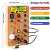 Sensory Toy with LED Light-Up Switch Travel Toy Suitable for Toddlers Aged 1+ Gift for Boys and Girls