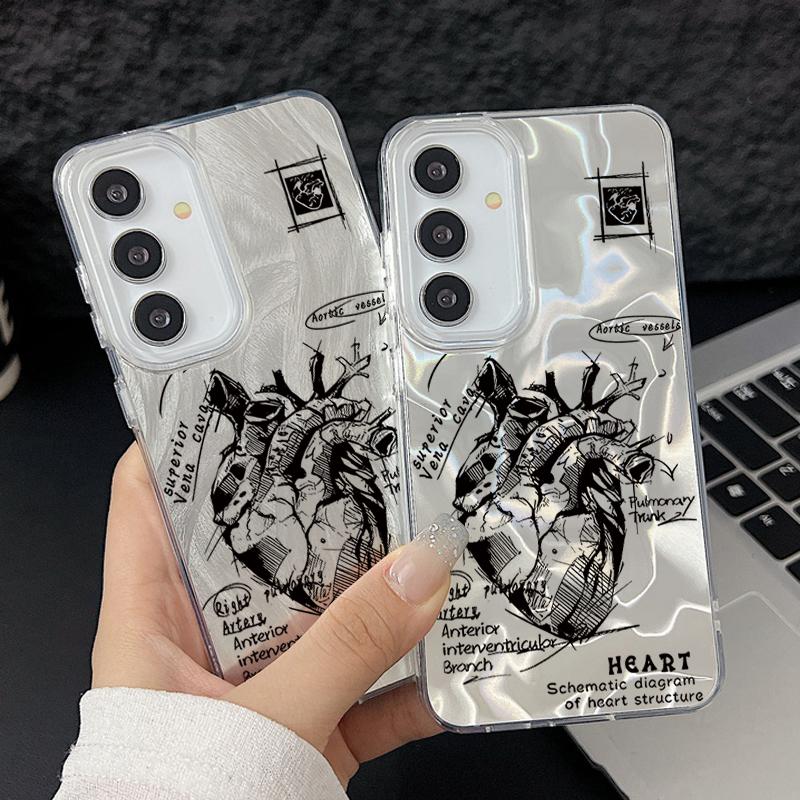 Чехол для телефона Camlet Laser для Samsung Galaxy S24 S25 S23 Ultra Plus S24 FE A55 A56 A54 A25 A15 A16 A34 5G с креативным узором
