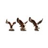 Resin Animal Sculpture Modern Miniatures Figurine Desktop Ornament Eagle Statue  Office