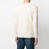 Polo Ralph Lauren FW21 Толстый трикотажный свитер с вышитым логотипом Мужской свитер Белый 710719546001