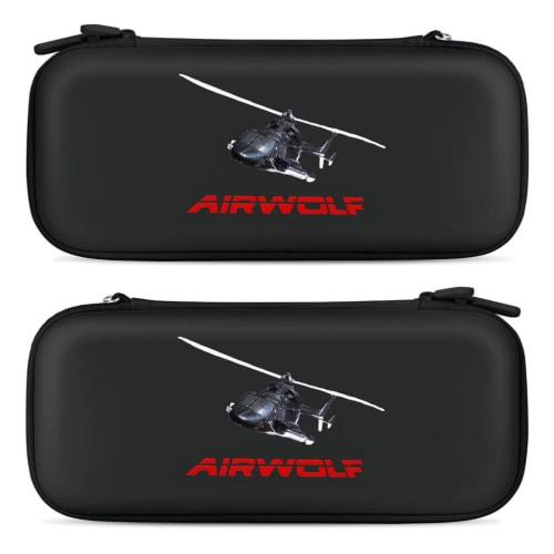 Airwolf Switch Case, Protective Cover, Carrying Case, Hand Pouch, Hard Case, Game Console Storage Bag, Large Capacity (15 Game Cards), Full Protection