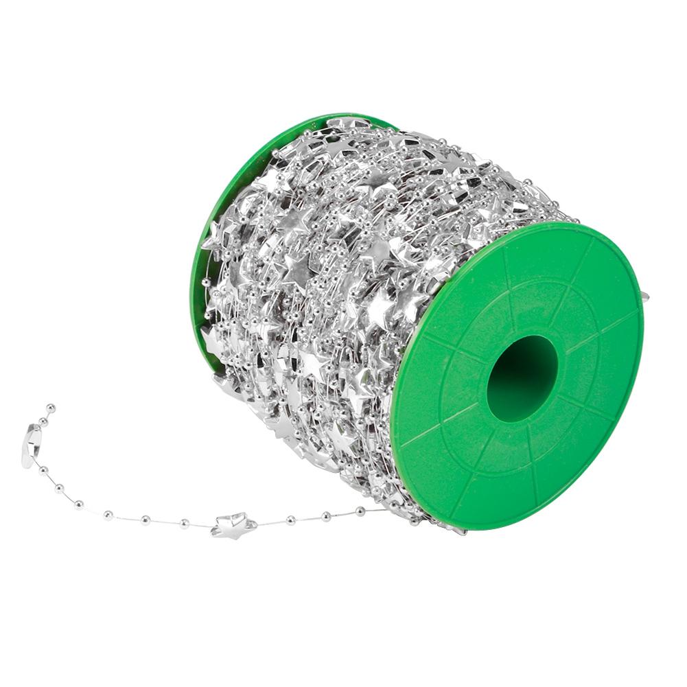 Сделай сам звезда искусственный жемчуг бусины гирлянда для елки свадебный букет