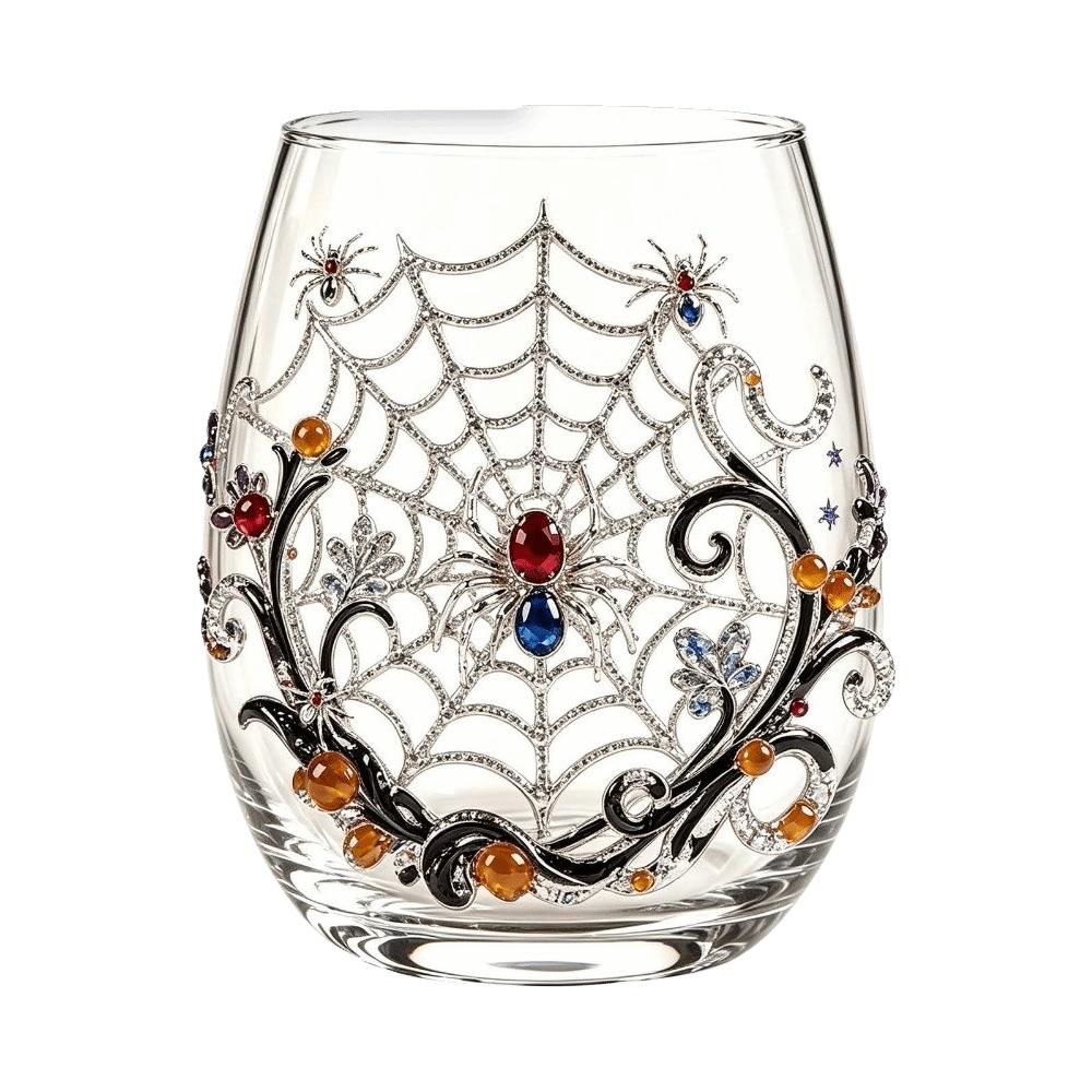 2D Print Tentacle Halloween Glass Skull Ghost Drinking Wine Cup Dark Style Halloween Art Cup Home