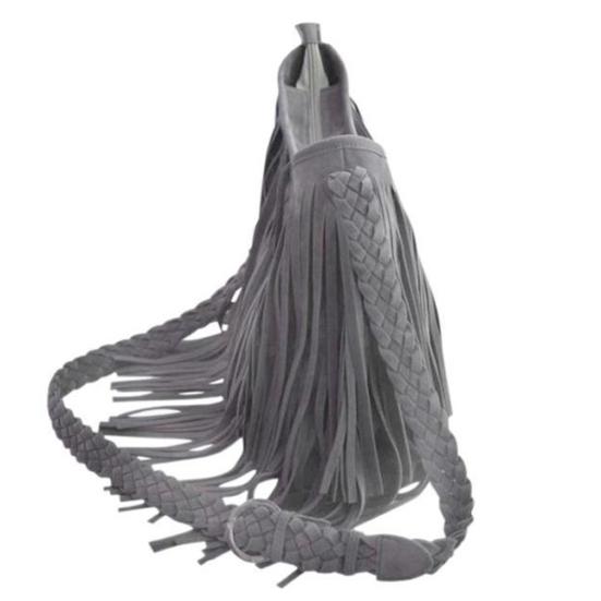 Women Tassel Shoulder Bag Large Capacity Retro Crossbody Bag Bohemian Fringe Messenger Bag for Daily Outings Work Travel