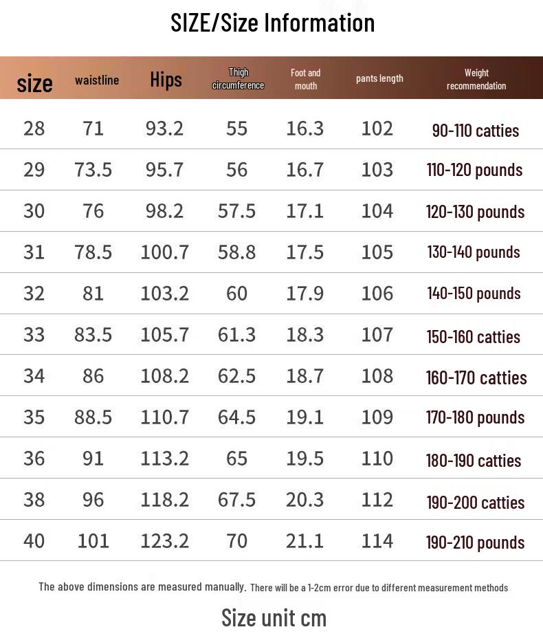 Playboy Men's Loose Straight Leg Stretch Casual Jeans
