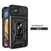 Для iPhone 11 Чехол iPhone 12 Pro max Чехол iPhone 12 mini Магнитное кольцо-держатель Бронированный чехол для телефона Защита камеры сдвижной задняя крышка
