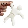 Portable Fidget Figure 3D Printed Articulated Figure, Movable Joints Figurine, Compact Decompression Toy Small Robot Desk for Kids Adults, Stress