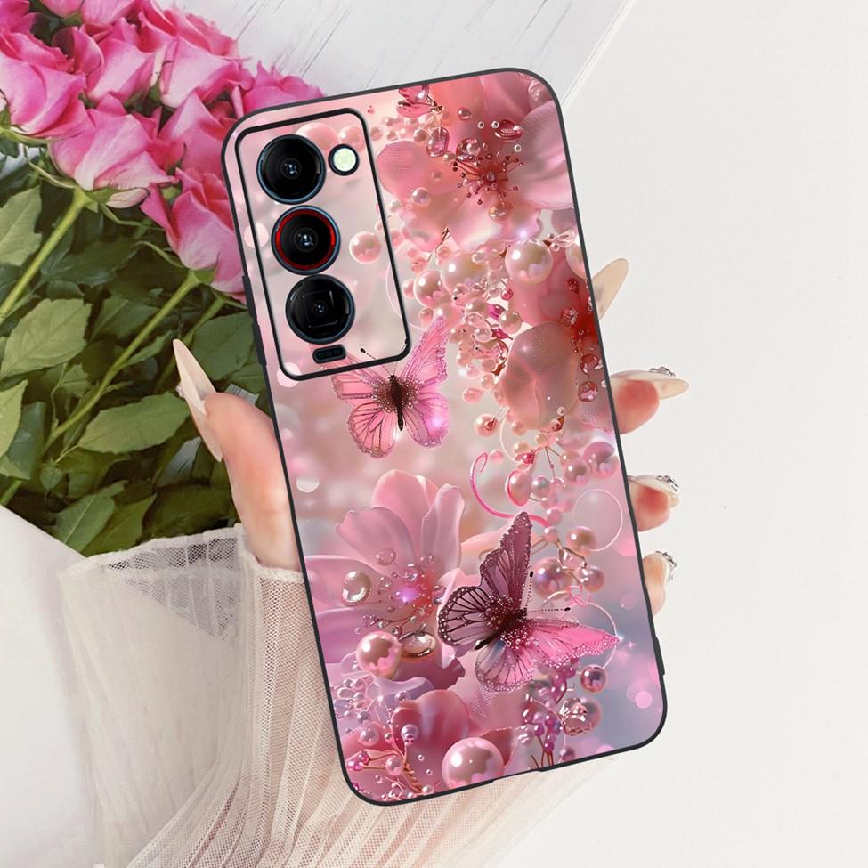 Чехол для телефона Tecno Camon 18P Чехол CH7 Милый Кот Модный Забавный Расписной Fundas Для Tecno Camon 18P Корпус