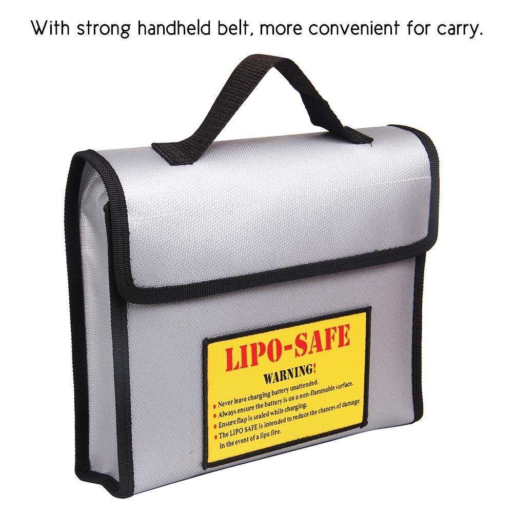 Silicone Coated Safe Bag Liquid Silicone Rubber Battery Storage Pouch Heat Resistant Sack  Home Use