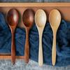 Handmade Wooden Spoon Natural Rice Soups Spoon New Dinnerware Cutlery Kitchen Accessories