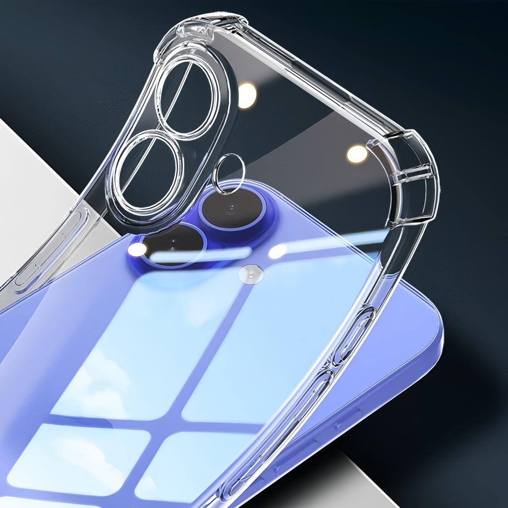 Прозрачный противоударный чехол из ТПУ для Vivo V60 Lite - Прозрачный