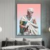 Веселая скульптура Дэвида, искусство, холст, живопись, абстрактные граффити, постеры и принты, настенные художественные картины для гостиной, домашний декор