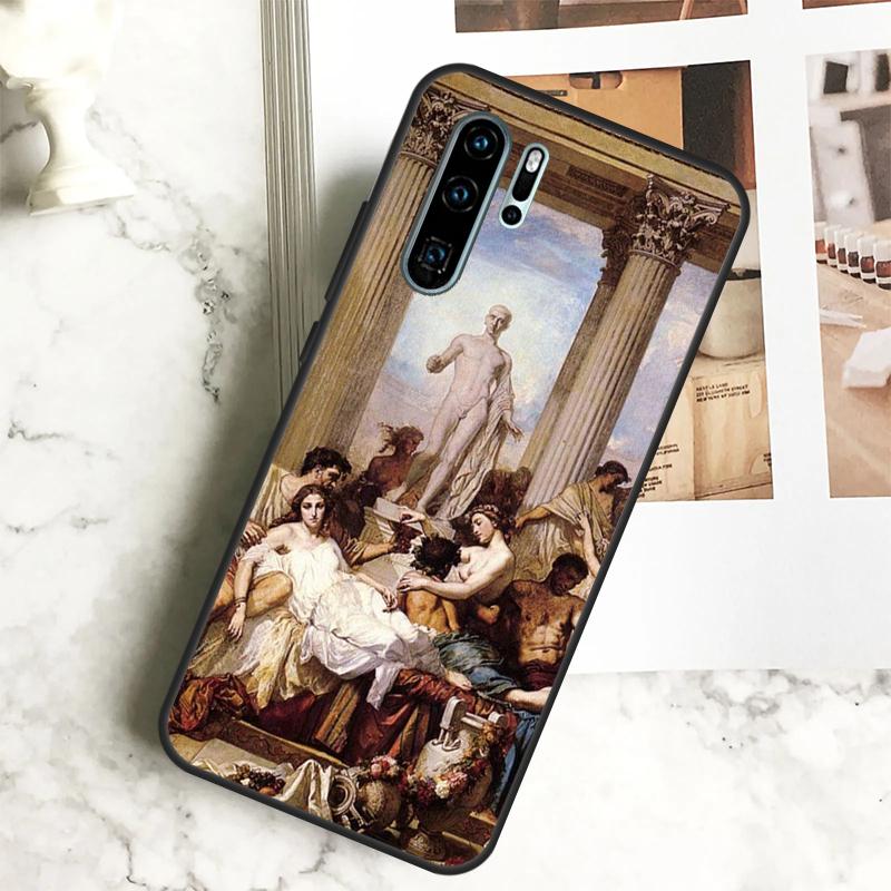 Эстетичный чехол в стиле Ренессанса для Huawei Nova 9 10 SE 3i 7i 11i 5T Y60 Y61 Y70 Y90 Y91 P20 P40 P30 Lite 11 Pro