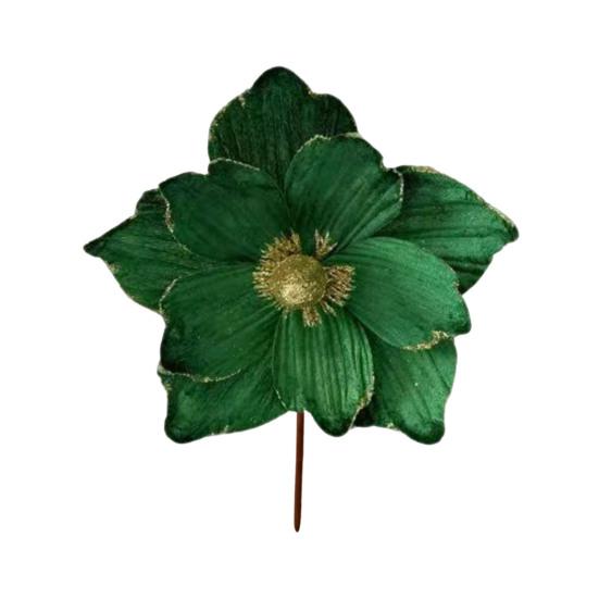 Блестящий искусственный цветок Рождественское украшение DIY Рождественская елка Венок Украшения Искусственный цветок пуансеттии для Рождества Нового года Свадебной вечеринки Праздника