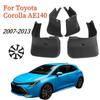 4 шт./комплект брызговиков для Toyota Corolla AE140 2007-2013 Fender Mud Flap Guard Splash Car Auto Styline Front Rear Car Accessories