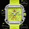 New TOP Brand Luxury Men's Watch With Box Fashionable Square Multifunctional Waterproof Men's Quartz Watches