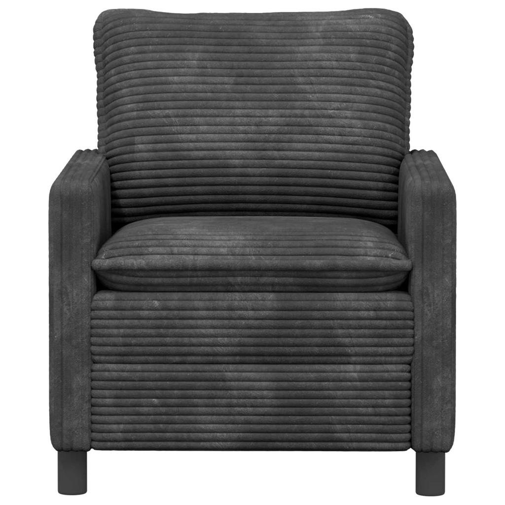 Sofa Dark Grey 76 x 81 x 87.5 cm Polyester