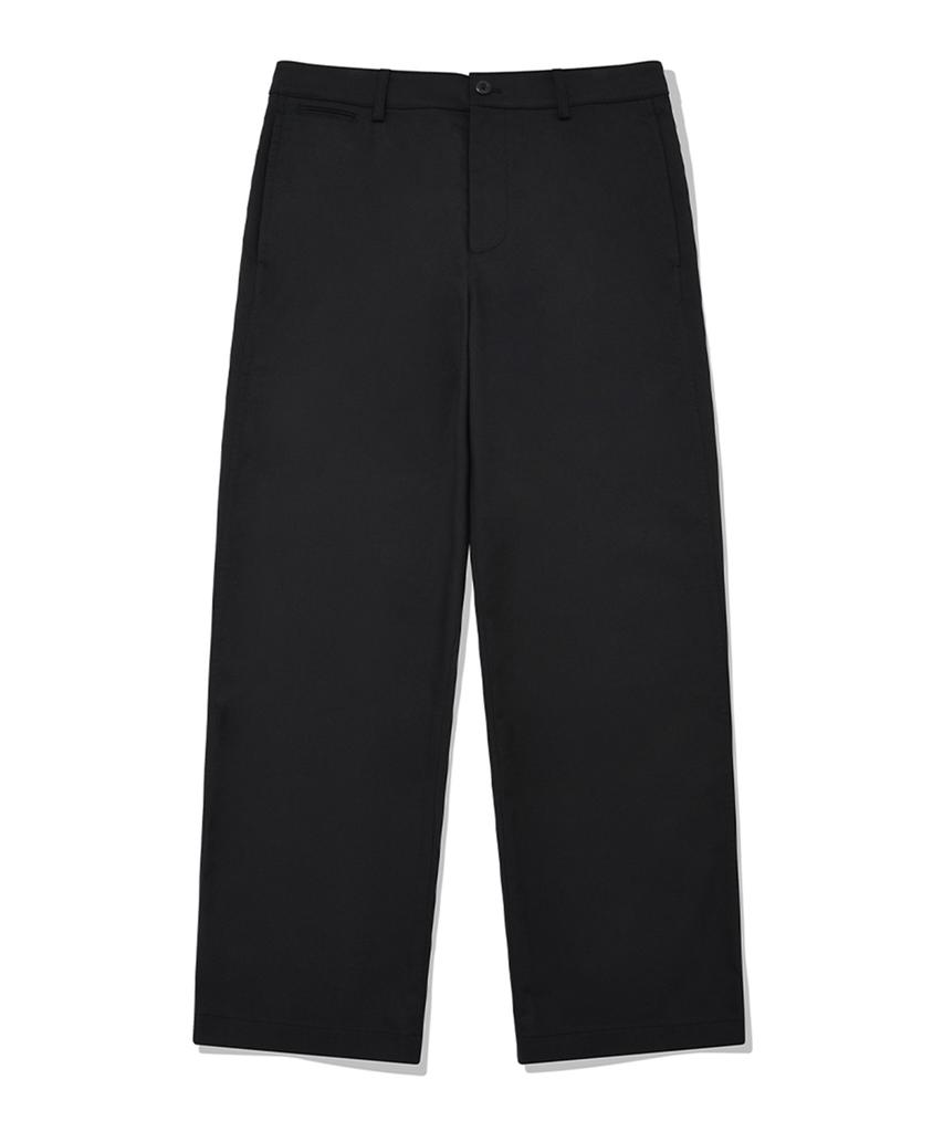 COVERNAT Semi-Wide Chino Pants Black