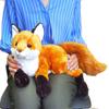 Sun Lemon Knee Fox Plush Toy, Medium, 21.7 x 14.9 x 41.1 cm, Animal, P-3802