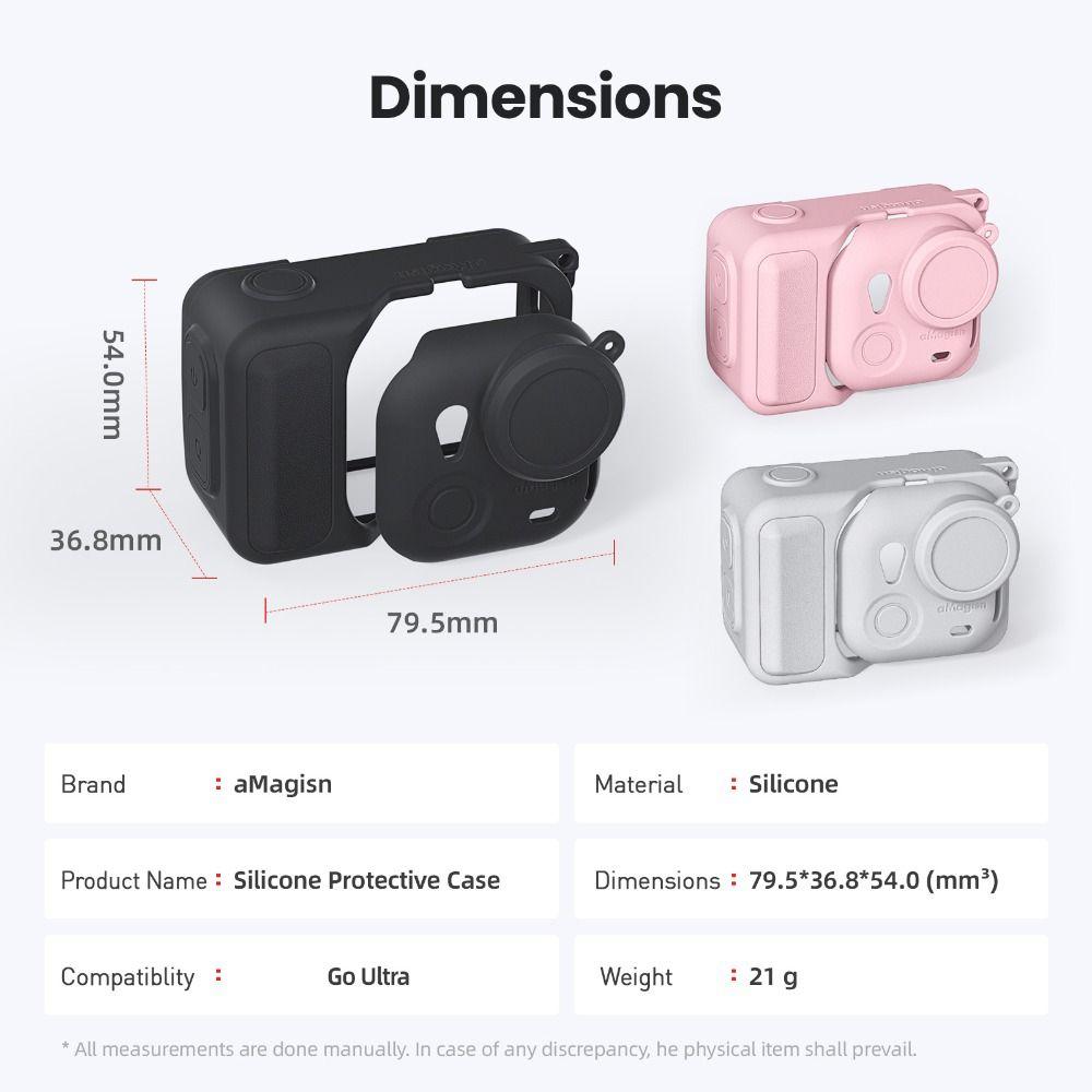 Защитный чехол от царапин Силиконовая крышка для объектива для экшн-камеры Insta360 Go Ultra Аксессуары