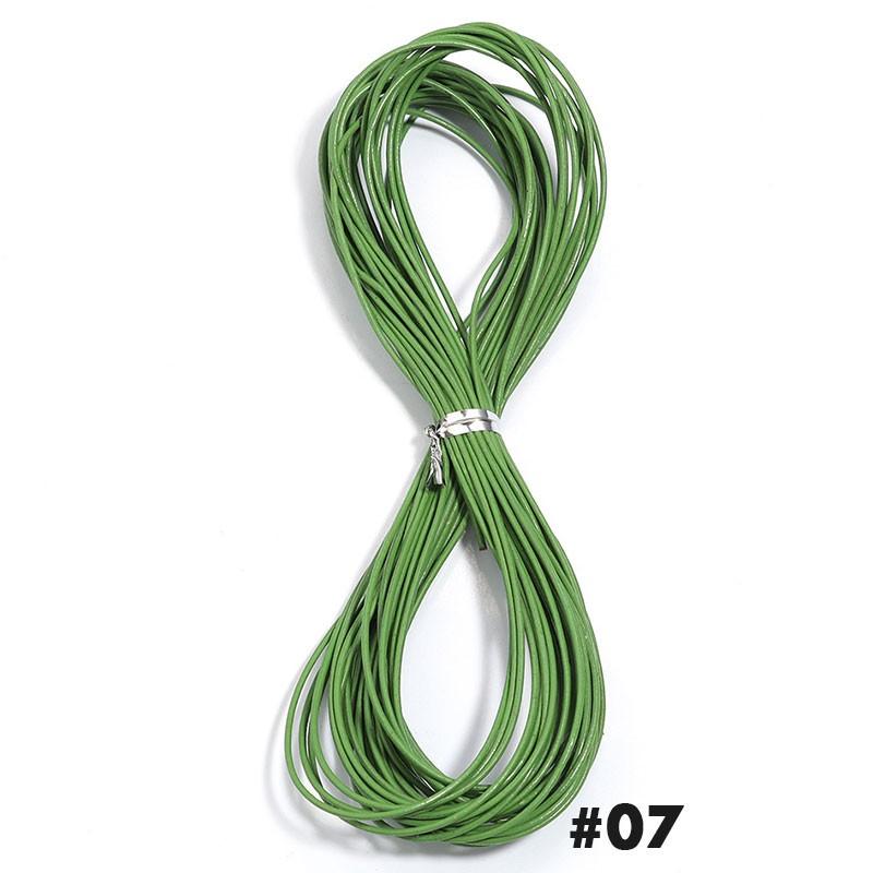 10 ярдов 1,5 мм круглый кожаный шнур из коровьей кожи Материал для изготовления ювелирных изделий Ручной работы Браслетов Для изготовления ювелирных изделий Фурнитура Шнуры для рукоделия